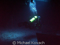 Mieka in the Spiegel Grove out of Key Largo by Michael Kovach 